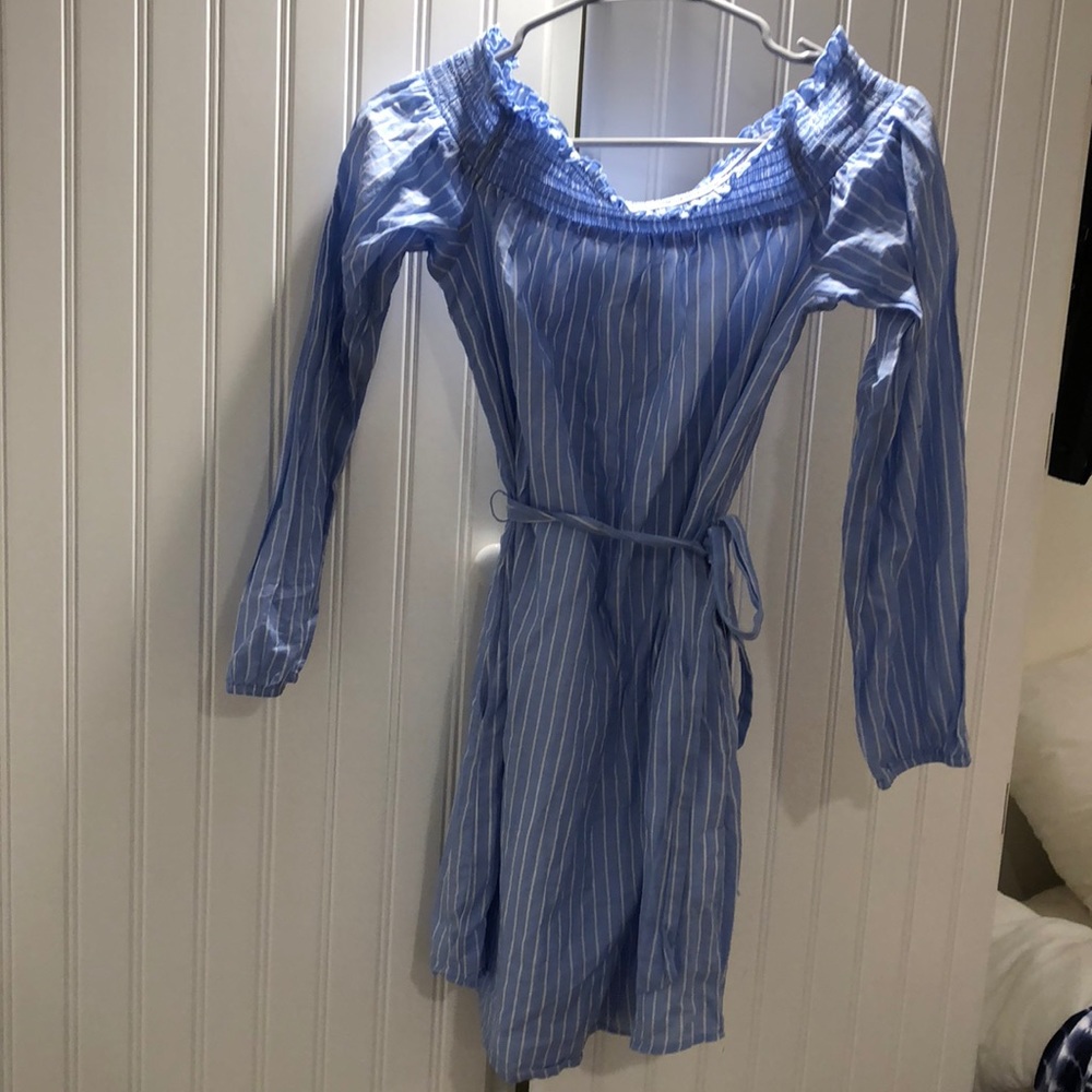 Express striped dress.